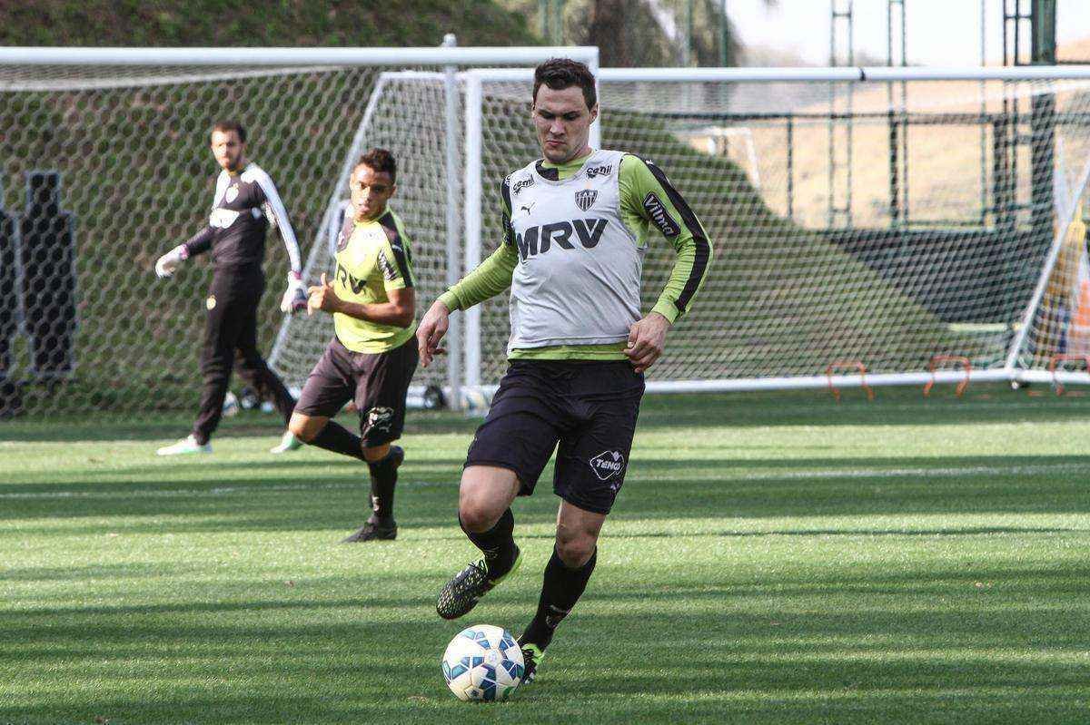 Imagens do treino do Atltico, na Cidade do Galo, nesta quinta-feira