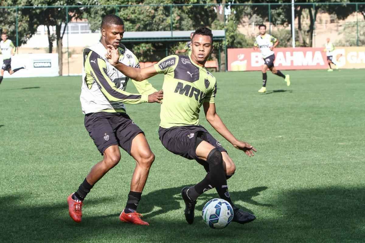Imagens do treino do Atltico, na Cidade do Galo, nesta quinta-feira