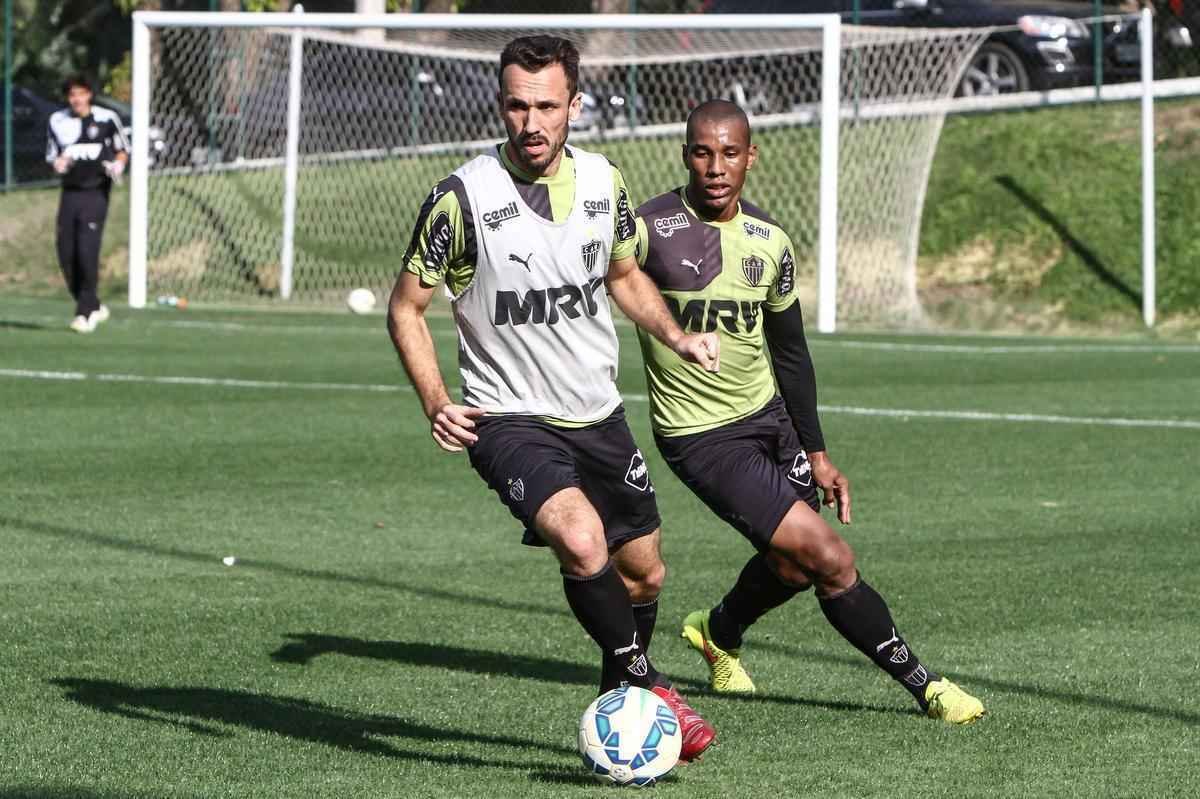 Imagens do treino do Atltico, na Cidade do Galo, nesta quinta-feira