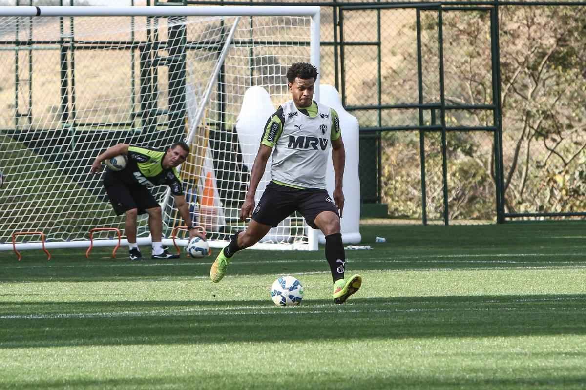 Imagens do treino do Atltico, na Cidade do Galo, nesta quinta-feira