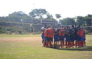 Clube treina no campo Matadouro, nas proximidades do Parque Municipal Professor Guilherme Lage, em Belo Horizonte