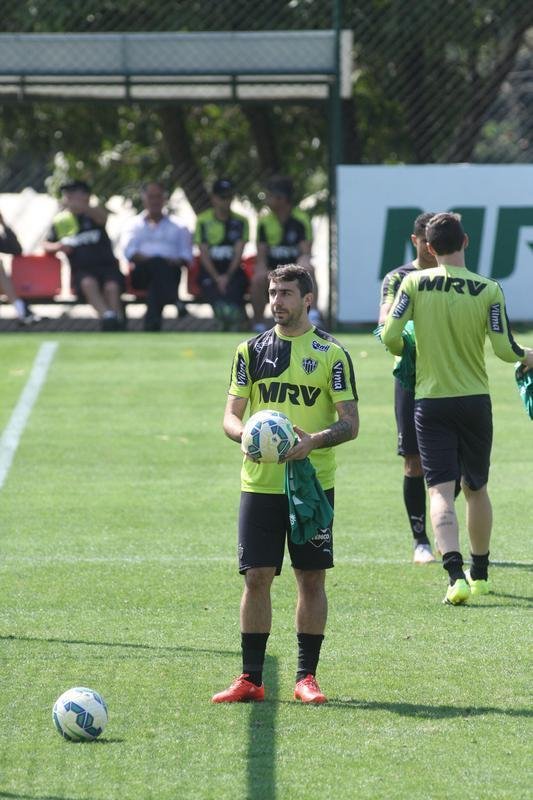 Imagens do treino do Atltico nesta tera, na Cidade do Galo