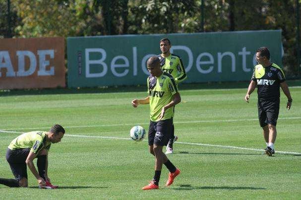 Imagens do treino do Atltico nesta tera, na Cidade do Galo