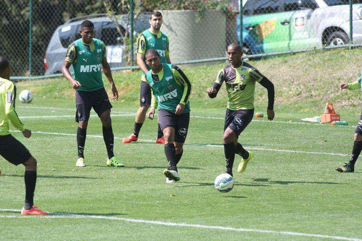 Imagens do treino do Atltico nesta tera, na Cidade do Galo