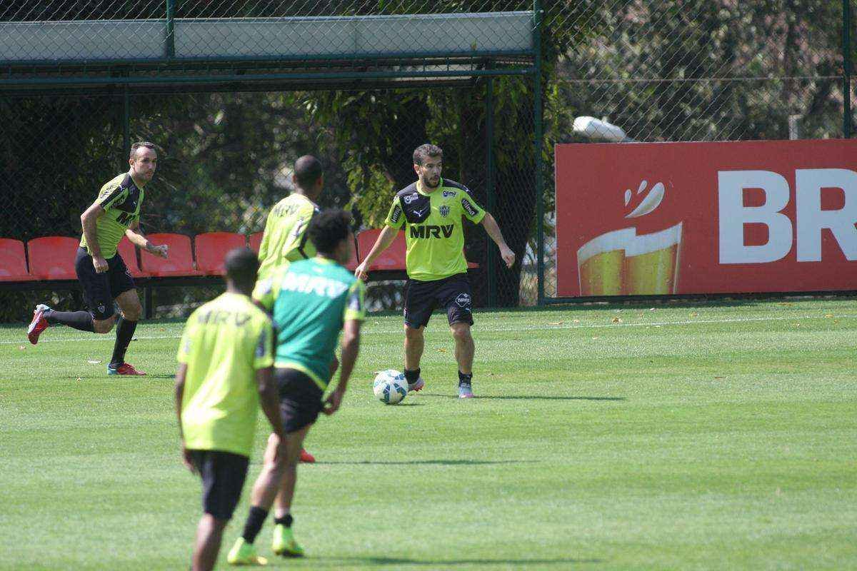 Imagens do treino do Atltico nesta tera, na Cidade do Galo