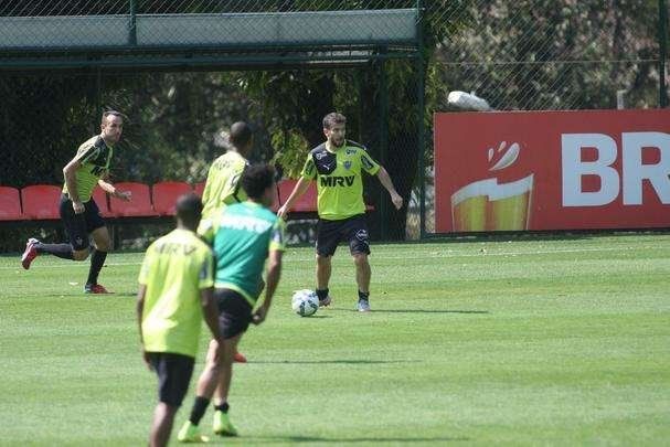 Imagens do treino do Atltico nesta tera, na Cidade do Galo