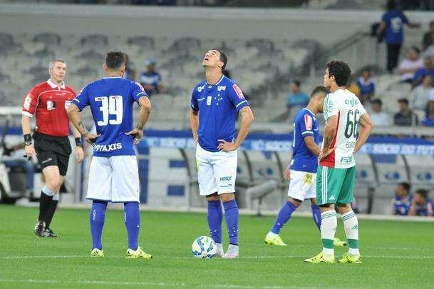 Imagens do duelo das equipes celeste e alviverde, pelas oitavas de final da Copa do Brasil