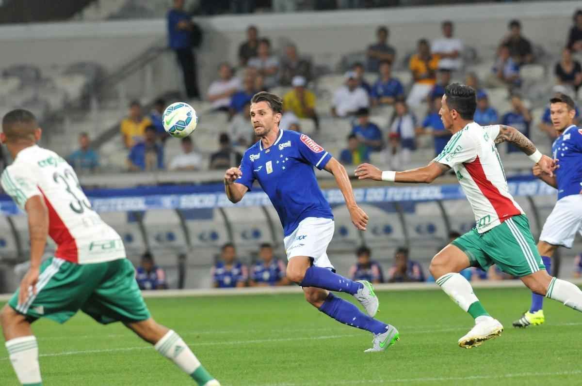 Imagens do duelo das equipes celeste e alviverde, pelas oitavas de final da Copa do Brasil