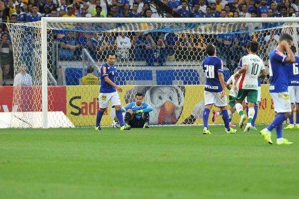 Imagens do duelo das equipes celeste e alviverde, pelas oitavas de final da Copa do Brasil
