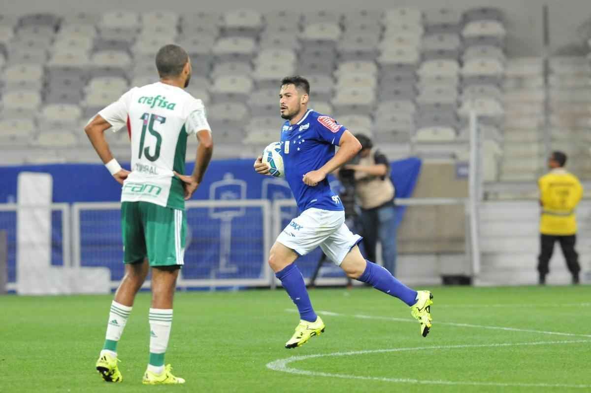 Imagens do duelo das equipes celeste e alviverde, pelas oitavas de final da Copa do Brasil