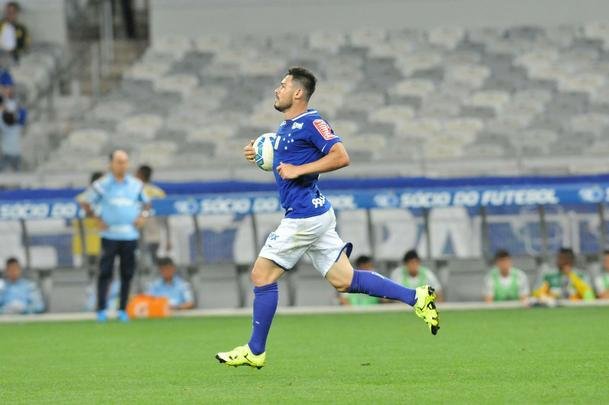 Imagens do duelo das equipes celeste e alviverde, pelas oitavas de final da Copa do Brasil
