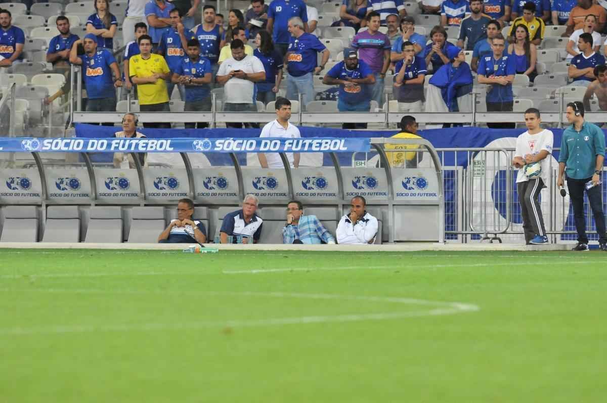 Imagens do duelo das equipes celeste e alviverde, pelas oitavas de final da Copa do Brasil