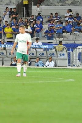 Imagens do duelo das equipes celeste e alviverde, pelas oitavas de final da Copa do Brasil