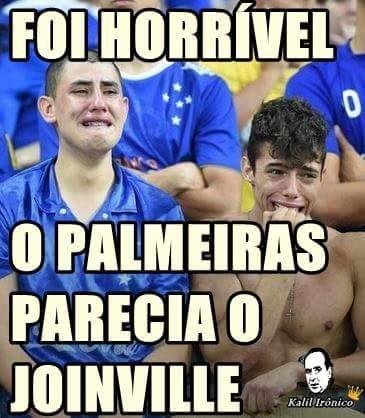 Memes da eliminao do Cruzeiro na Copa do Brasil com a nova derrota para o Palmeiras