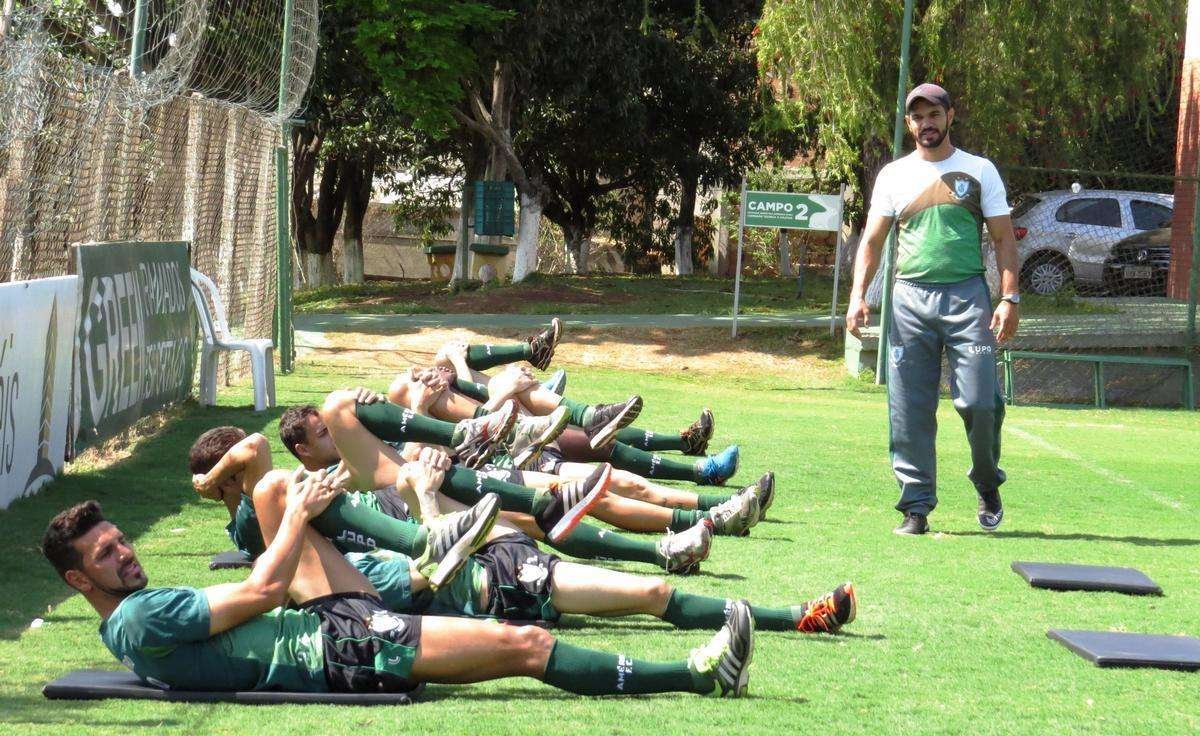 Confira as fotos do treino do Amrica