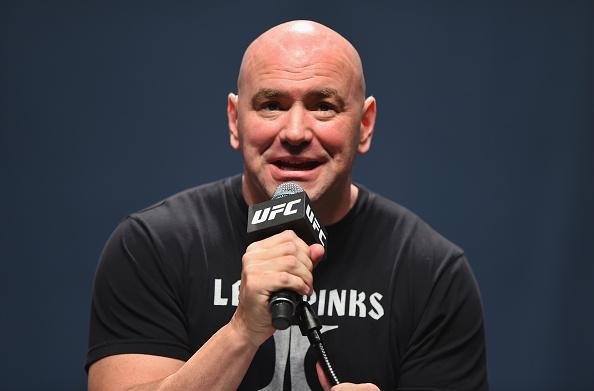 Veja imagens da super coletiva do UFC em Las Vegas - Presidente Dana White