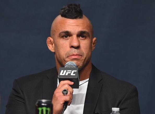 Veja imagens da super coletiva do UFC em Las Vegas - Vitor Belfort, que enfrenta Dan Henderson. Os dois faro uma revanche no UFC So Paulo, em 7 de novembro