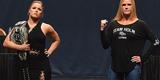 Veja imagens da super coletiva do UFC em Las Vegas - Ronda Rousey e Holly Holm