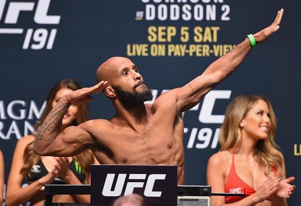 Confira a galeria de fotos da pesagem do UFC 191 - Campeo Demetrious Johnson