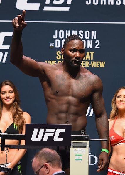 Confira a galeria de fotos da pesagem do UFC 191 - Anthony Johnson