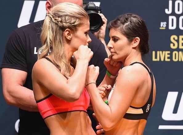 Confira a galeria de fotos da pesagem do UFC 191 - Paige VanZant x Alex Chambers