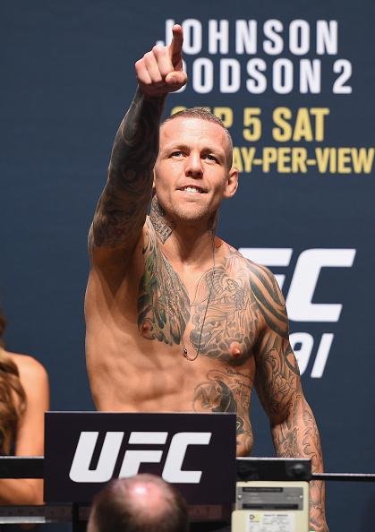 Confira a galeria de fotos da pesagem do UFC 191 - Ross Pearson