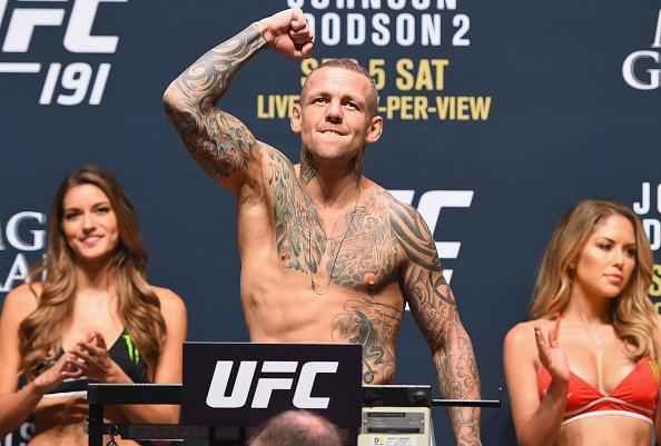 Confira a galeria de fotos da pesagem do UFC 191 - Ross Pearson 