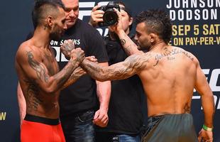 Confira a galeria de fotos da pesagem do UFC 191 - Francisco Rivera x John Lineker