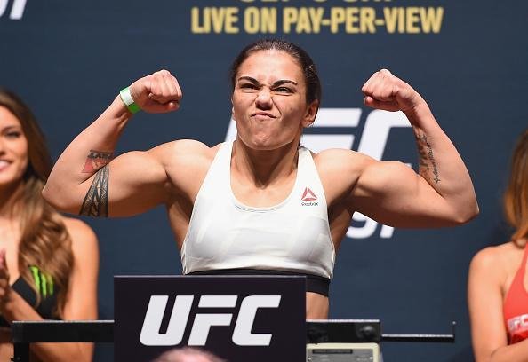 Confira a galeria de fotos da pesagem do UFC 191 - Jessica Andrade 