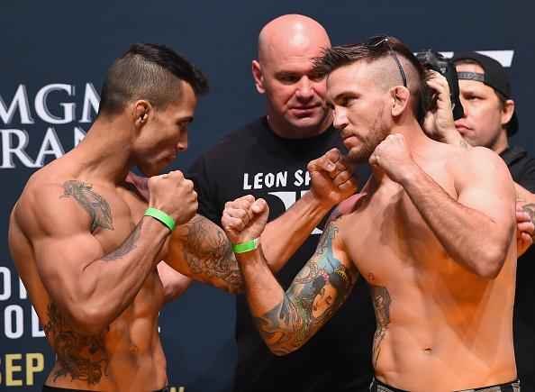 Confira a galeria de fotos da pesagem do UFC 191 - Joaquim 'BJJ Neto' x Nazareno Malegarie