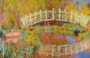 O design da famosa 'Ponte japonesa', de Monet, com um toque de charme do cinquentão
