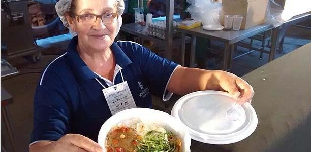 Não faltou o famoso Feijão Tropeiro na festa de aniversário do Mineirão