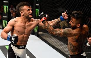 John Lineker (branco) venceu Francisco Rivera por finalizao no UFC 191