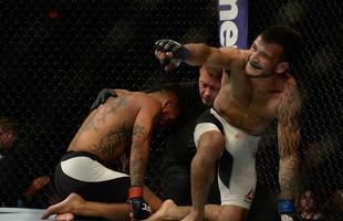 John Lineker (branco) venceu Francisco Rivera por finalizao no UFC 191