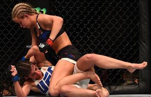 Paige VanZant vence Alex Chambers por finalizao no UFC 191