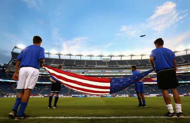 Imagens da goleada do Brasil sobre os EUA em amistoso disputado em em Foxborough