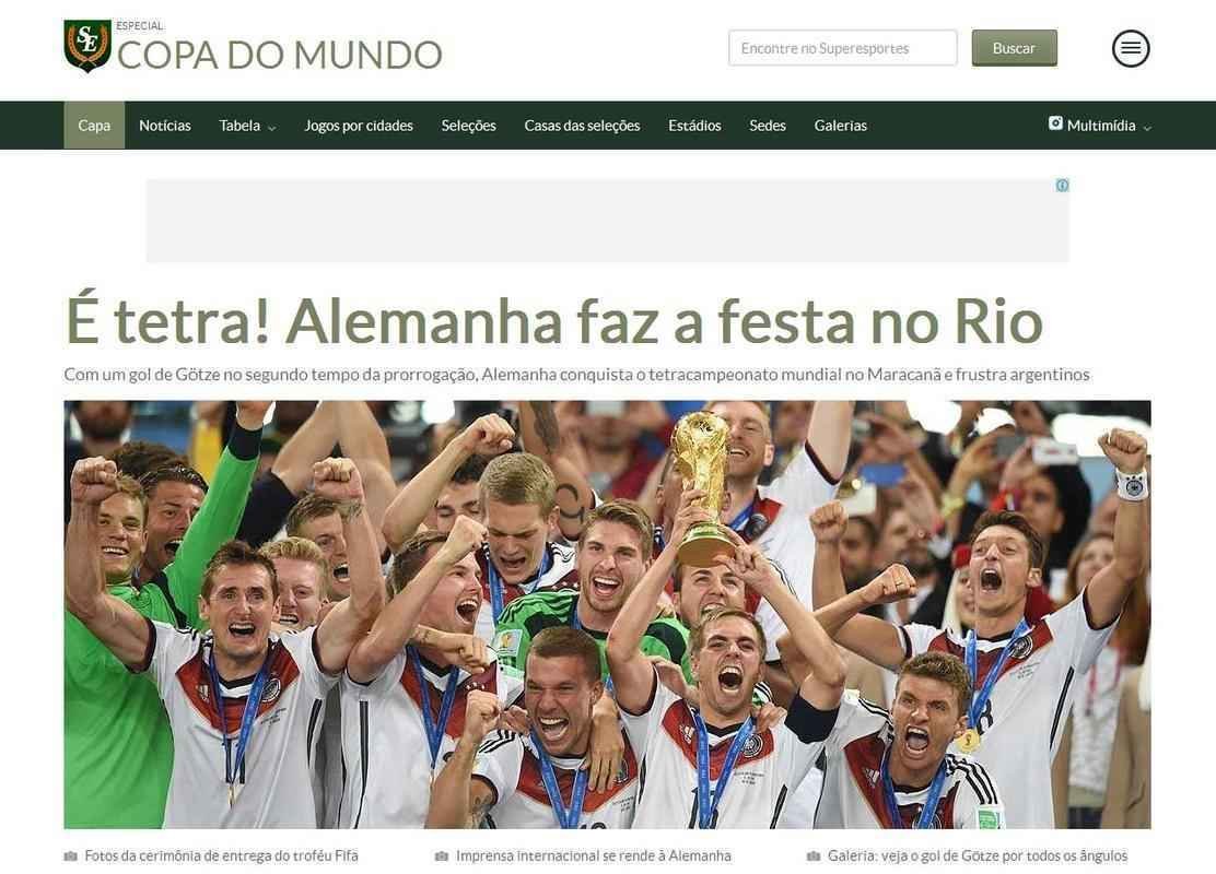 Especial da Copa do Mundo de 2014, lanado em maio daquele ano