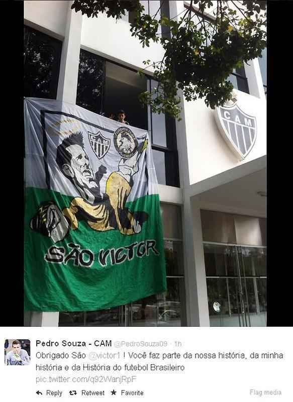 Victor recebeu muitas homenagens pela defesa