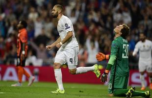 Real Madrid vence Shakhtar Donetsk com trs gols de Cristiano Ronaldo e um de Karim Benzema 