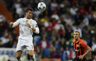 Real Madrid vence Shakhtar Donetsk com trs gols de Cristiano Ronaldo e um de Karim Benzema 