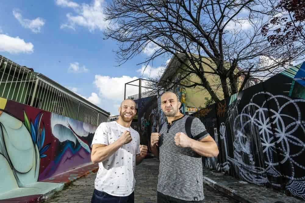 Sesso de fotos do UFC em So Paulo - Patrick Cummins e Glover Teixeira