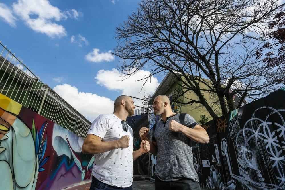 Sesso de fotos do UFC em So Paulo - Patrick Cummins e Glover Teixeira