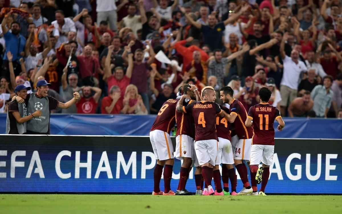 Roma e Barcelona empatam por 1 a 1 em estreia na Liga dos Campees 