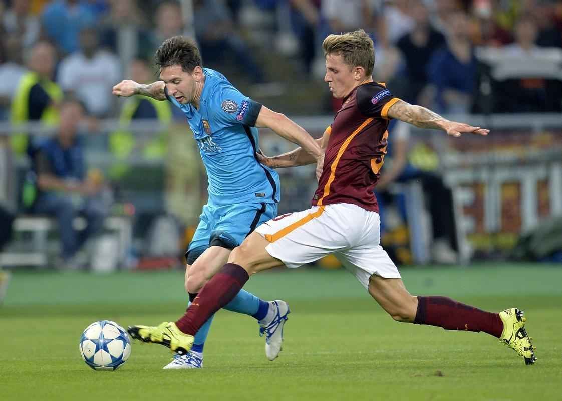 Roma e Barcelona empatam por 1 a 1 em estreia na Liga dos Campees 