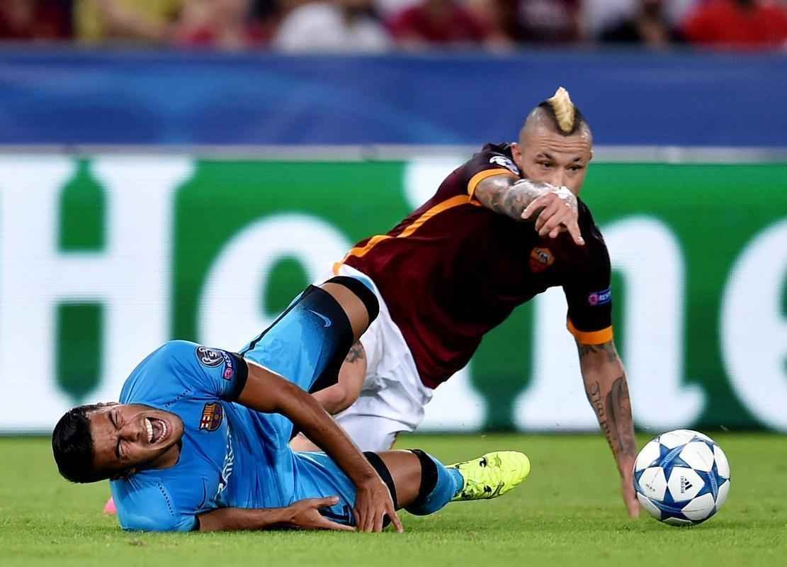 Roma e Barcelona empatam por 1 a 1 em estreia na Liga dos Campees 