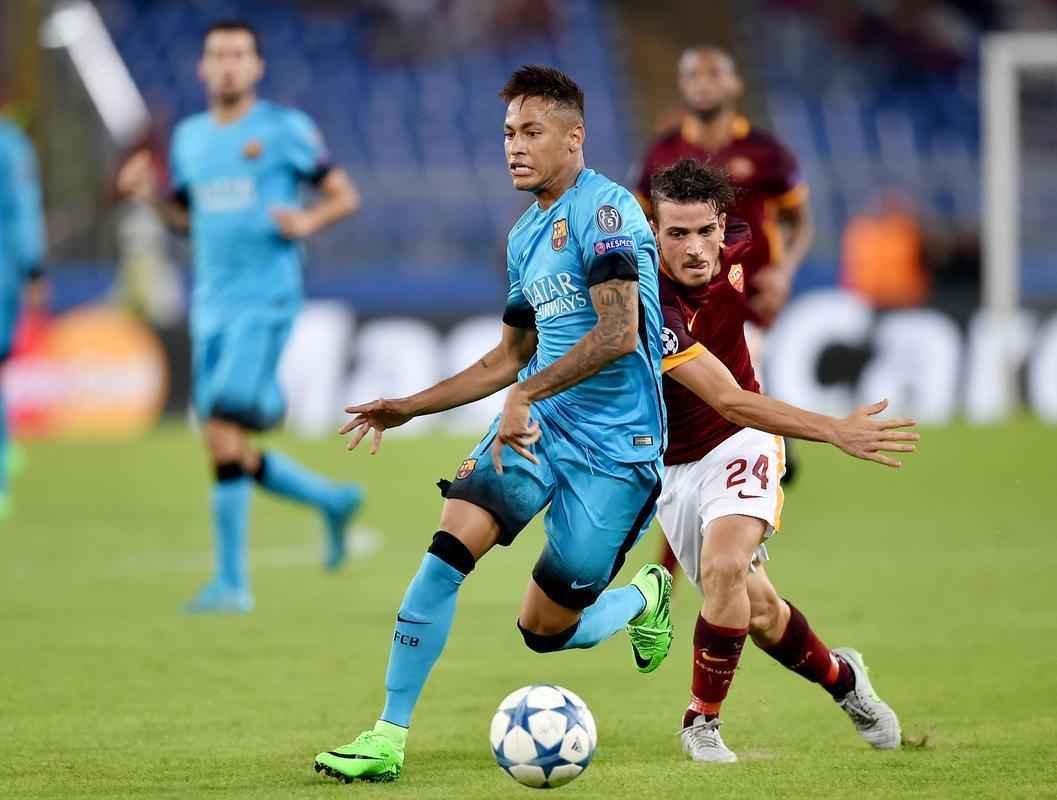 Roma e Barcelona empatam por 1 a 1 em estreia na Liga dos Campees 