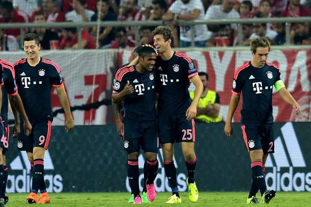 Bayern de Munique bate Olympiakos por 3 a 0 na Grcia