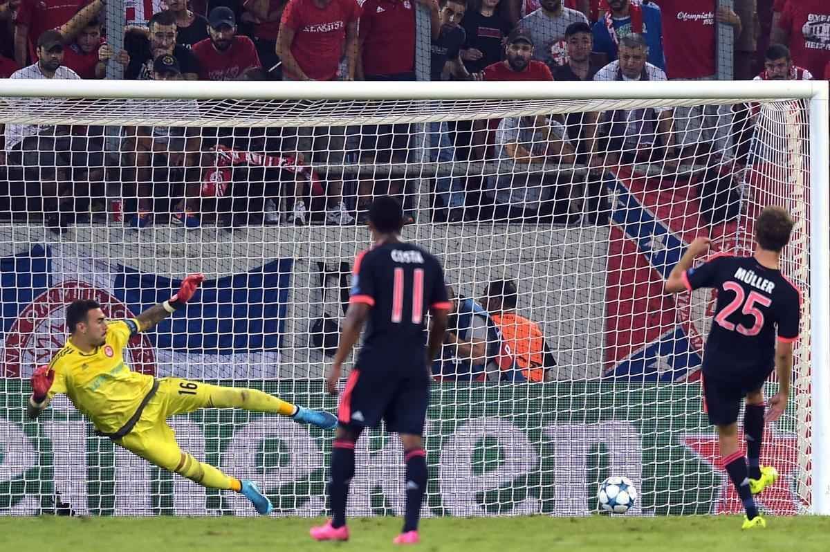 Bayern de Munique bate Olympiakos por 3 a 0 na Grcia