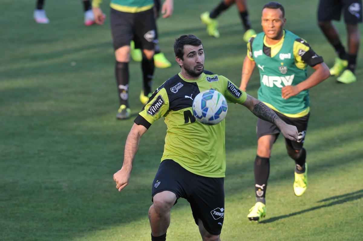 Imagens do treino do Atltico nesta sexta na Cidade do Galo