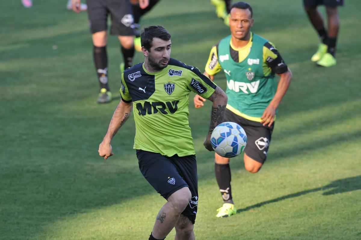 Imagens do treino do Atltico nesta sexta na Cidade do Galo